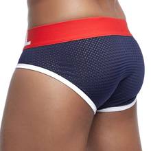 Mens underwear JOCKMAIL Brand Hot sale Mesh Briefs Male shorts Slip Breathable underpants Sexy tanga briefs Gay Cueca panties 2024 - buy cheap