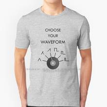 Elige tu forma de onda, camiseta negra 100% algodón puro Moog Synth Novation Arturia Bass Station Mininova Ultranova Electronic 2024 - compra barato