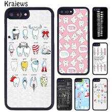 Krajudios-funda de teléfono para dentista, protector Dental para enfermera, para iPhone X, XR, XS, 11, 12 Pro, MAX, 5, 6, 6S, 7, 8 Plus, Samsung Galaxy S7edge, S8, S9, S10 2024 - compra barato