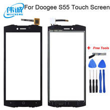 5,5 ''мобильный Touch Экран Для Doogee S55 сенсорный Экран планшета Стекло передней сенсорной панели Замена сенсорного экрана Экран S55 Lite сенсор 2024 - купить недорого