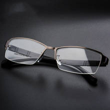 Titanium Alloy Optical Glasses Frame Men Ultralight Square Myopia Prescription Eyeglasses 2020 Male Metal Half Rim Eyewear 2024 - buy cheap