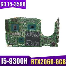 Laptop motherboard For DELL Inspiron G3 15-3590 original mainboard I5-9300H RTX2060-6GB 2024 - купить недорого