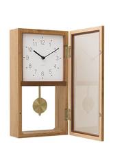 Reloj de pared Retro de estilo japonés, cronógrafo de cuarzo con oscilación creativa para sala de estar y dormitorio, decoración del hogar, regalo Klok FZ651 2024 - compra barato