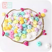 bite bites Silicone Beads Star Shape 20pcs 14mm Food Grade Teether BPA Free Ecofriendly Beads Bracelet DIY Jewelry Baby Teether 2024 - buy cheap