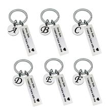 Oeinin Simple Keychain Arrtracive Keychain, Driving Safely, I Need You By My Side Letter Keychain Zinc Alloy Stainless Steel 2024 - buy cheap