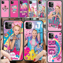 Чехол для телефона Jojo Siwa с изображением детской звезды, чехол для iphone 5 5s se 2 6 6s 7 8 12 mini plus X XS XR 11 PRO MAX, черный роскошный трендовый чехол 2024 - купить недорого