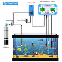3 em 1 ph/ce/temperatura da água qualidade detector controlador de ph relé plug substituível bnc sonda condutividade temperatura 2024 - compre barato