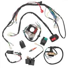 Juego de arnés de cableado para motocicleta, accesorio para Quad Dirt Bike Kart, Kick Start, 50CC-110CC, 1 Juego 2024 - compra barato