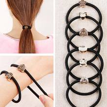 1pcs Korean Hair Band Retro Crown Metal Hair Accessories School Office Home Supplies Rubber Bands Stationery 2024 - buy cheap