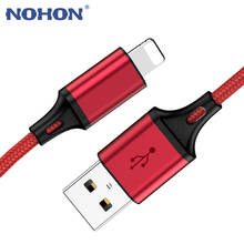 Nohon USB Cable For iPhone Charger Fast Charging Cord for iPhone SE 2020 11 Pro Max Xs XR X 8 7 6 6s Plus 5s iPad Data Long Wire 2024 - buy cheap
