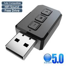 USB Bluetooth 5.0 Audio Receiver Transmitter Dongle Music Sound Wireless Adapter 3.5mm Jack For PC Computer Speaker 2024 - buy cheap