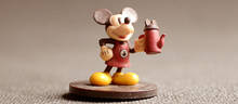 Original Cute Rare Vintage Mouse Waiter Style PVC Figure Toy DIY Cake Decoration Ornaments Model Gift 2024 - buy cheap