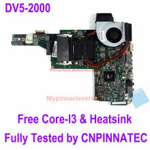 607605-001 motherboard with heatsink I3 CPU for HP Pavilion DV5 DV5-2000 instead of AMD platform 598225-001 6050A2313401 2024 - buy cheap