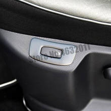Para renault captur 2015-2017 abs matte seat ajuste botão interruptor de botão quadro da lâmpada capa guarnição estilo do carro acessórios 1 pçs 2024 - compre barato