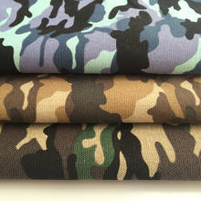 Good Thick Army Camouflage Canvas Fabric for Bag Camouflage Print Canvas Cotton Fabric Quilting Patchwork DIY Sewing Pillow/Sofa 2024 - buy cheap