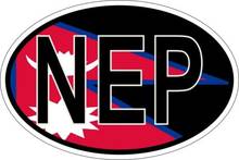 Sticker Oval Flag Code Country Nep Nepal Stickers for Cars, Motos, Laptops,  Industry 2024 - buy cheap