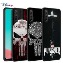 Black Soft Cover Marvel Punisher Skull For Huawei Nova 8 7 6 SE 5T 7i 5i 5Z 5 4 4E 3 3i 3E 2i Pro Phone Case 2024 - buy cheap