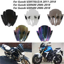 Универсальный мотоцикл лобовое стекло ветрового стекла дефлекторы мотоцикл экран для Suzuki GSR400 GSR600 GSR750 2024 - купить недорого