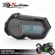 For 2,4 Cylinders Universal Motorcycle Odometer Tachometer ATV LCD Digital Speedometer Odometer For BMW KAWASAKI KTM HONDA 2024 - buy cheap