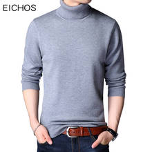 Slim Pullover Men 2020 Winter Warm Thick Office Work Sweater Men Turtleneck High Quality Pure Color Mens Wool Knitted Sweaters 2024 - buy cheap