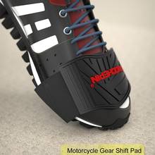 Protector de zapatos para motocicleta, funda antideslizante con cierre de botón, resistente al desgaste, color negro, goma 2024 - compra barato