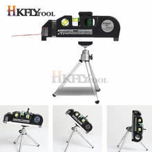 4 in 1 Accurate Multipurpose Laser Level Lever with tripod Cross Projects Horizontal Vertical Laser Light Beam Measure Tape 2024 - buy cheap