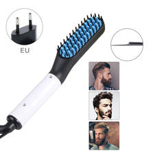 Multifunctional Men's Hair Straightening Shaping Comb Electric Beard Straightening Comb Auto Straight Hair Comb Brush 2024 - buy cheap