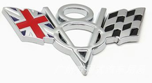 3D Metal Chrome Auto Vintage Logo UK Flag Trunk Emblem Badge Decals Sticker Car Accessories 2024 - buy cheap