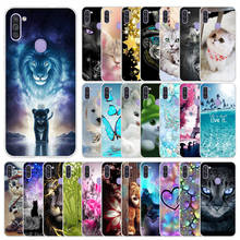 Capas de silicone tpu m11 para samsung galaxy, proteção macia para modelos m11, m115f, m, 11, 6.4" 2024 - compre barato