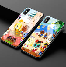 Animal Crossing New Horizons glass phone case For iphone 6/6s, 6Plus/6SPlus, 7 / 8 , 7Plus/8Plus, X , XS , XR , XSMax 11Pro 2024 - buy cheap
