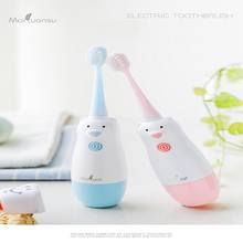 Cepillo de dientes eléctrico sónico para niños, con dibujos animados, batería, resistente al agua, para cuidado Oral 2024 - compra barato