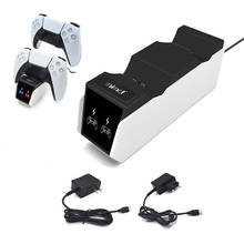 For PS5 Controller Charger Dual Charging Dock Station Stand LED Display with AC Power Adapter PS5 Fast Charger 2024 - buy cheap