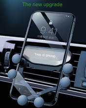 Универсальный автомобильный держатель для телефона держатель для навигатора гравитационная подставка для телефона в автомобиле подставка без магнитного для iPhone X 8 Xiaomi поддержка 2024 - купить недорого