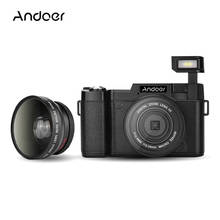 Andoer CDR2 1080P 15fps Full HD 24MP Digital Camera 3.0" Rotatable LCD Screen Anti-shake 4X Digital Zoom 2024 - buy cheap