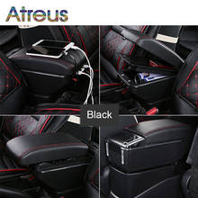 Reposabrazos para coche, caja de almacenamiento modificada para Volkswagen, VW, Jetta, MK6, Santana, accesorios 2013, 2014, 2015, 2016, portavasos, USB, Cenicero 2024 - compra barato