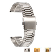 BEAFIRY-Correa de reloj de acero inoxidable, pulsera de alta calidad de 12mm, 14mm, 16mm, 18mm y 20mm, color plata y oro 2024 - compra barato