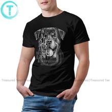 Camiseta básica de manga corta para hombre, camisa con estampado de Rottweiler, 4xl 2024 - compra barato