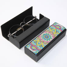 DIY Diamond Painting Eye Glasses Case Travel Leather Sunglasses Storage Box Diamond Painting Eyeglass Box Arts Gifts 2024 - buy cheap