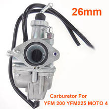 Carburador 26mm, para yamaha moto 4 yfm 200 225 yfm200 y225 fmtrimoto 125cc brisa 2024 - compre barato