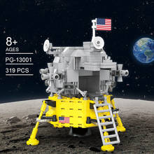 Building Blocks toy Assembling small particles Building Blocks set Lunar Module Space Exploration and Aerospace Toys gift 2024 - buy cheap