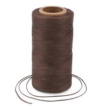 Pandahall-cordón plano de poliéster encerado, 1x0,3mm, 260 m/rollo de colores mezclados, accesorios para fabricación de joyas DIY para pulsera y collar 2024 - compra barato