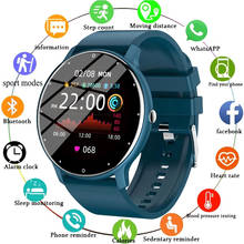 2021 nova moda relógio inteligente senhoras freqüência cardíaca pressão arterial multifuncional esporte relógio masculino mulher à prova dwaterproof água smartwatch 2024 - compre barato