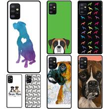 Boxer Dog Case For Samsung A52 A42 A32 A12 A72 A20e A21S A11 A31 A41 A51 A71 A02 A10 S A30 A50 A70 2024 - buy cheap