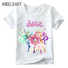 Camiseta divertida de LoliRock para niñas, Tops de manga corta para bebés, camiseta informal para niños, ooo5142 2024 - compra barato