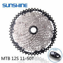 Sunshine Cassette 12 Speed 11-46T/50T/52T MTB Cycling BMX  Bike Freewheel MTB Sprocket  Cassette 12v Bicycle Accessories 2024 - buy cheap