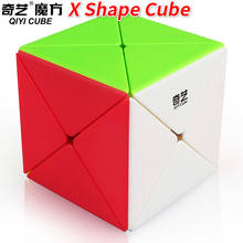 Qiyi X Magic Cube Stickerless 3x3x3 X Shape Mofangge Cube Puzzle Sticker Learning Education Cubo Magico Toys for Children 2024 - buy cheap