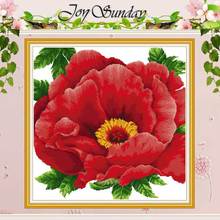 Begonia flowers patterns counted Cross Stitch 11CT 14CT Cross Stitch Set DIY wholesale Cross-stitch Kits Embroidery Needlework 2024 - buy cheap