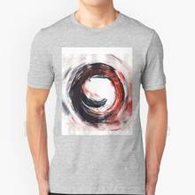 Enso 1 T Shirt Cotton Men Diy Print Cool Tee Enso Zen Circle Red Black 2024 - buy cheap