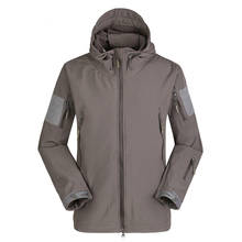 Мужская зимняя Военная тактическая куртка, мужские теплые флисовые ветровки, куртки-бомберы, камуфляжные пальто с капюшоном, chaqueta hombre MY342 2024 - купить недорого