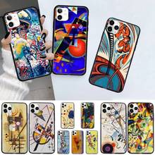 Чехол Wassily Kandinsky для iPhone 11, 12 pro, XS MAX, 8, 7, 6, 6S Plus, X, 5S, SE, 2020, XR 2024 - купить недорого